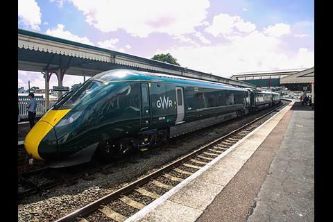Great Western Railway operated a passenger service from London Paddington to Paignton using a Hitachi Intercity Express Train for the first time on July 28.
